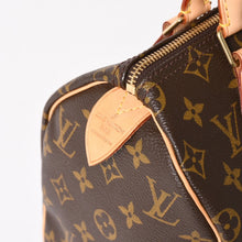 画像をギャラリービューアに読み込む, 極美品 LOUIS VUITTON ルイヴィトン スピーディ25 ハンドバック M41528 モノグラム PVC レザー ブラウン ゴールド金具 中古 4a004193