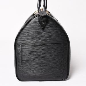 Very good condition LOUIS VUITTON Speedy 35 handbag M42992 Epi leather black gold hardware used 4a004211