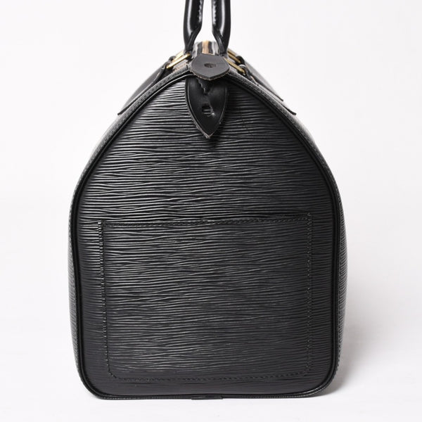 Very good condition LOUIS VUITTON Speedy 35 handbag M42992 Epi leather black gold hardware used 4a004211