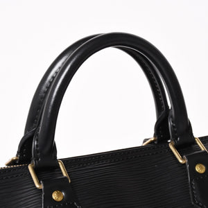 Very good condition LOUIS VUITTON Speedy 35 handbag M42992 Epi leather black gold hardware used 4a004211