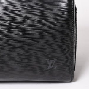 Very good condition LOUIS VUITTON Speedy 35 handbag M42992 Epi leather black gold hardware used 4a004211