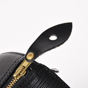 Very good condition LOUIS VUITTON Speedy 35 handbag M42992 Epi leather black gold hardware used 4a004211