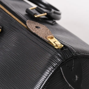 Very good condition LOUIS VUITTON Speedy 35 handbag M42992 Epi leather black gold hardware used 4a004211