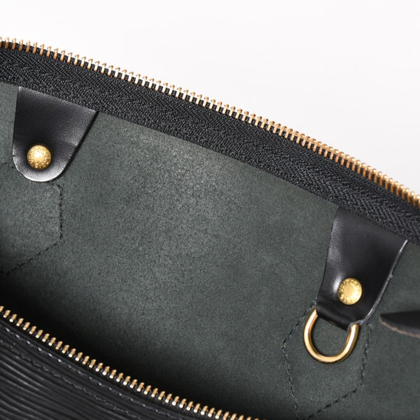 Very good condition LOUIS VUITTON Speedy 35 handbag M42992 Epi leather black gold hardware used 4a004211