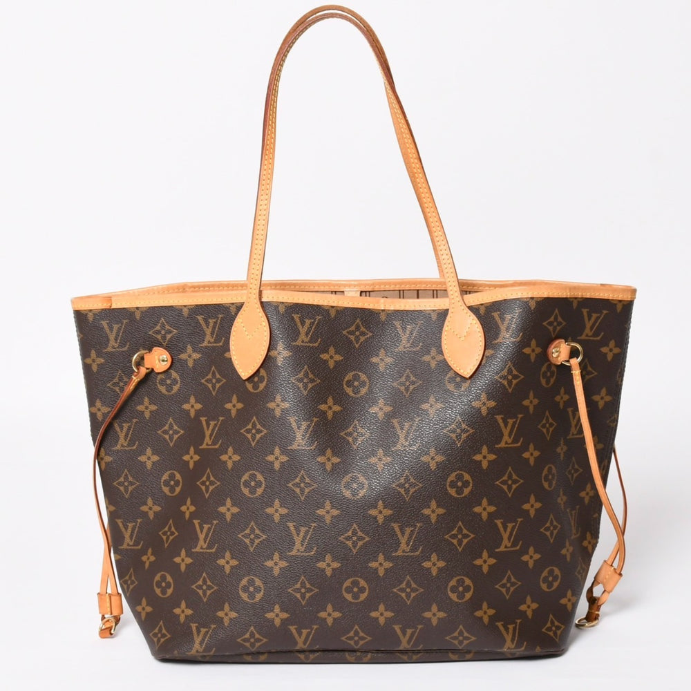 極美品 LOUIS VUITTON ルイヴィトン ネヴァーフルMM トートバッグ M46975 モノグラム ブラウン GI0172 ゴールド金具 中古 4a004227