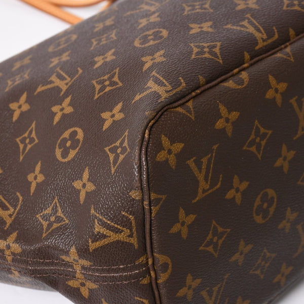 極美品 LOUIS VUITTON ルイヴィトン ネヴァーフルMM トートバッグ M46975 モノグラム ブラウン GI0172 ゴールド金具 中古 4a004227