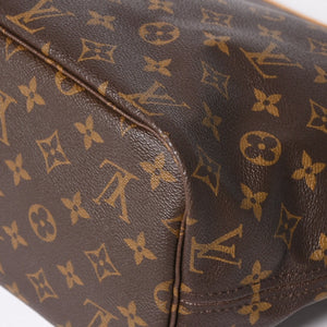 極美品 LOUIS VUITTON ルイヴィトン ネヴァーフルMM トートバッグ M46975 モノグラム ブラウン GI0172 ゴールド金具 中古 4a004227