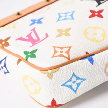 画像をギャラリービューアに読み込む, 極美品 LOUIS VUITTON ルイヴィトン ポシェット アクセソワール アクセサリーポーチ M92649 モノグラムマルチカラー ホワイト 中古 4a003923