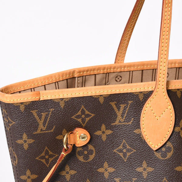 極美品 LOUIS VUITTON ルイヴィトン ネヴァーフルMM トートバッグ M46975 モノグラム ブラウン GI0172 ゴールド金具 中古 4a004227
