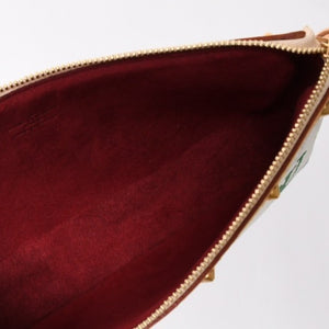 Very Good Condition LOUIS VUITTON Pochette Accessory Pouch M92649 Monogram Multicolor White Used 4a003923