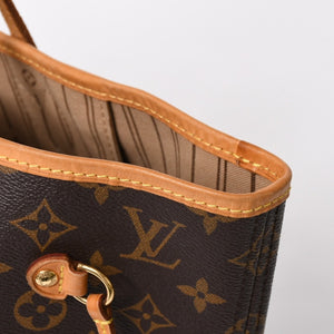 極美品 LOUIS VUITTON ルイヴィトン ネヴァーフルMM トートバッグ M46975 モノグラム ブラウン GI0172 ゴールド金具 中古 4a004227