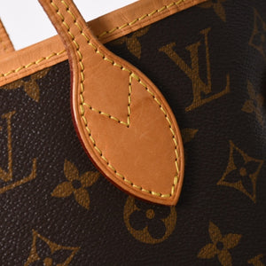 極美品 LOUIS VUITTON ルイヴィトン ネヴァーフルMM トートバッグ M46975 モノグラム ブラウン GI0172 ゴールド金具 中古 4a004227