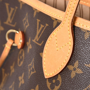 極美品 LOUIS VUITTON ルイヴィトン ネヴァーフルMM トートバッグ M46975 モノグラム ブラウン GI0172 ゴールド金具 中古 4a004227