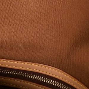 極美品 LOUIS VUITTON ルイヴィトン ミニ ルーピング ワンショルダーバッグ M51147 モノグラム PVC レザー ブラウン 中古 4a004228