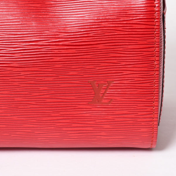 Very good condition LOUIS VUITTON Louis Vuitton Speedy 25 handbag M43015 Epi leather red VI1924 Gold hardware Good condition Used 4a004176