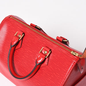 Very good condition LOUIS VUITTON Louis Vuitton Speedy 25 handbag M43015 Epi leather red VI1924 Gold hardware Good condition Used 4a004176