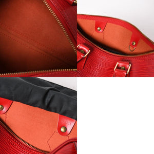 Very good condition LOUIS VUITTON Louis Vuitton Speedy 25 handbag M43015 Epi leather red VI1924 Gold hardware Good condition Used 4a004176