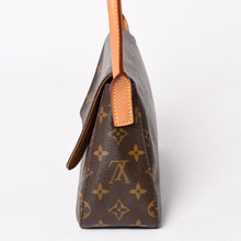 画像をギャラリービューアに読み込む, 極美品 LOUIS VUITTON ルイヴィトン ミニ ルーピング ワンショルダーバッグ M51147 モノグラム PVC レザー ブラウン 中古 4a004228