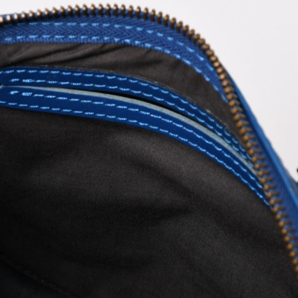 LOUIS VUITTON Speedy 25 Handbag M43015 Epi Leather Blue Gold Hardware Good Condition Used 4a004202