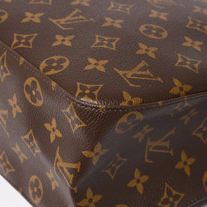 Very Good Condition LOUIS VUITTON Looping GM Handbag Monogram M51145 Brown Gold Hardware Used 4a004233