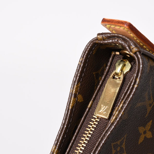 Very Good Condition LOUIS VUITTON Looping GM Handbag Monogram M51145 Brown Gold Hardware Used 4a004233