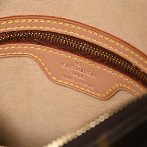 Very Good Condition LOUIS VUITTON Looping GM Handbag Monogram M51145 Brown Gold Hardware Used 4a004233