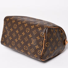 画像をギャラリービューアに読み込む, 極美品 LOUIS VUITTON ルイヴィトン スピーディ25 ハンドバック M41528 モノグラム PVC レザー ブラウン ゴールド金具 中古 4a004216