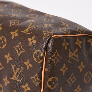 Very Good Condition LOUIS VUITTON Speedy 25 Handbag M41528 Monogram PVC Leather Brown Gold Hardware Used 4a004216