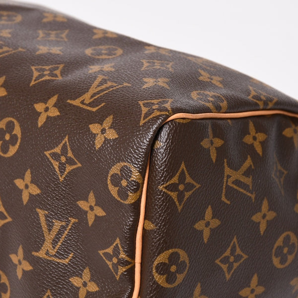 Very Good Condition LOUIS VUITTON Speedy 25 Handbag M41528 Monogram PVC Leather Brown Gold Hardware Used 4a004216