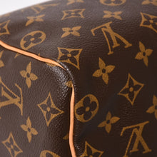 画像をギャラリービューアに読み込む, 極美品 LOUIS VUITTON ルイヴィトン スピーディ25 ハンドバック M41528 モノグラム PVC レザー ブラウン ゴールド金具 中古 4a004216