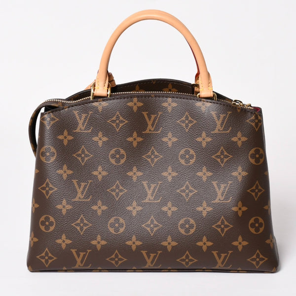 新品同様 LOUIS VUITTON ルイヴィトン Petit Palais PM プティ パレPM 2WAYバッグ M45900 モノグラム ブラウン ゴールド金具 中古 4a004184