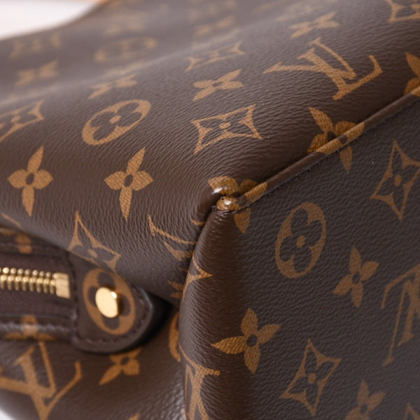 新品同様 LOUIS VUITTON ルイヴィトン Petit Palais PM プティ パレPM 2WAYバッグ M45900 モノグラム ブラウン ゴールド金具 中古 4a004184