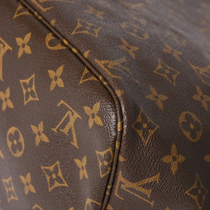 極美品 LOUIS VUITTON ルイヴィトン ネヴァーフルMM トートバッグ M46975 モノグラム ブラウン AR3058 ゴールド金具 中古 4a004223