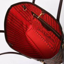 画像をギャラリービューアに読み込む, 新品同様 LOUIS VUITTON ルイヴィトン ネヴァーフルPM ハンドバッグ N41359 ダミエエベヌキャンバス ブラウン AR4162 ゴールド金具 中古 4a004231