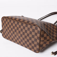 画像をギャラリービューアに読み込む, 新品同様 LOUIS VUITTON ルイヴィトン ダミエ ネヴァーフルMM トートバッグ N51105 PVC レザー ブラウン GI 4141 ゴールド金具 中古 4a004235