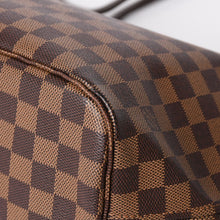 画像をギャラリービューアに読み込む, 新品同様 LOUIS VUITTON ルイヴィトン ダミエ ネヴァーフルMM トートバッグ N51105 PVC レザー ブラウン GI 4141 ゴールド金具 中古 4a004235