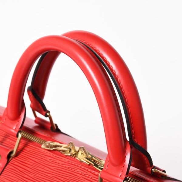 LOUIS VUITTON ルイヴィトン キーポル50 ボストンバッグ M42967 カスティリアンレッド エピレザー VI1915 ゴールド金具 美品 中古 4a004236
