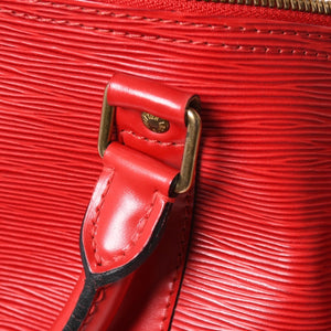 LOUIS VUITTON ルイヴィトン キーポル50 ボストンバッグ M42967 カスティリアンレッド エピレザー VI1915 ゴールド金具 美品 中古 4a004236