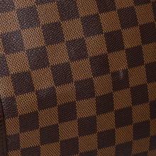 画像をギャラリービューアに読み込む, 極美品 LOUISVUITTON ルイヴィトン キーポル バンドリエール55 ボストンバッグ N41414 ダミエ エベヌ ブラウン ゴールド金具 中古 4a004191
