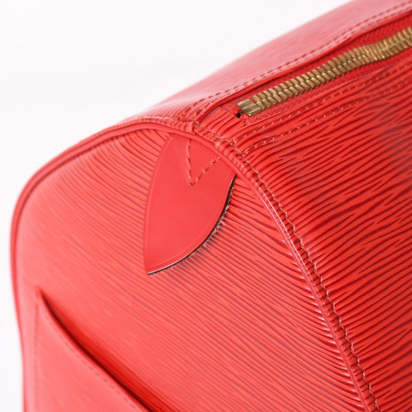 LOUIS VUITTON ルイヴィトン キーポル50 ボストンバッグ M42967 カスティリアンレッド エピレザー VI1915 ゴールド金具 美品 中古 4a004236
