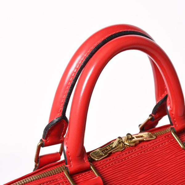 LOUIS VUITTON ルイヴィトン キーポル50 ボストンバッグ M42967 カスティリアンレッド エピレザー VI1904 ゴールド金具 美品 中古 4a004237