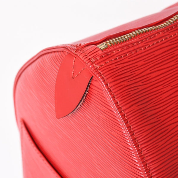 LOUIS VUITTON ルイヴィトン キーポル50 ボストンバッグ M42967 カスティリアンレッド エピレザー VI1904 ゴールド金具 美品 中古 4a004237