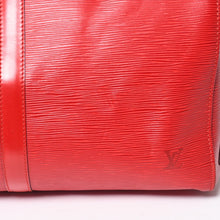 画像をギャラリービューアに読み込む, LOUIS VUITTON ルイヴィトン キーポル50 ボストンバッグ M42967 カスティリアンレッド エピレザー VI1904 ゴールド金具 美品 中古 4a004237