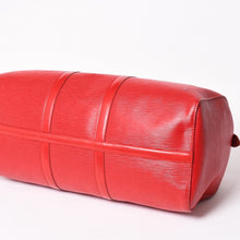 画像をギャラリービューアに読み込む, LOUIS VUITTON ルイヴィトン キーポル50 ボストンバッグ M42967 カスティリアンレッド エピレザー VI1904 ゴールド金具 美品 中古 4a004237