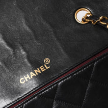 画像をギャラリービューアに読み込む, 極美品 CHANEL シャネル ダイアナ25 Sフラップ Sチェーンショルダーバッグ 2番台 ココマーク ラムスキン ブラック ゴールド金具 中古 4a003914