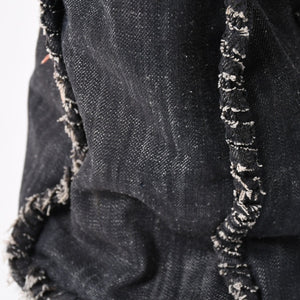 CHANEL シャネル チェーントートバッグ A31932 10番台 夜間飛行 刺繍 ココマーク デニム エンブロイダリー 美品 中古 4a004240