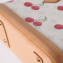 画像をギャラリービューアに読み込む, LOUIS VUITTON ルイヴィトン アルマBB ハンドバッグ M14234 モノグラム チェリー ホワイト レッド ベージュ 村上隆 美品 中古 4a004245