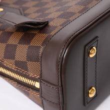 Load image into Gallery viewer, 極美品 LOUIS VUITTON ルイヴィトン アルマBB 2WAY ハンドバッグ N41221 ダミエ エベヌ ブラウン ショルダー PVC レザー 中古 4a004171