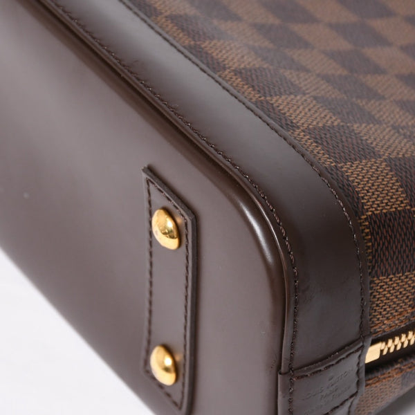 Very good condition LOUIS VUITTON Alma BB 2WAY handbag N41221 Damier Ebene Brown Shoulder PVC Leather Used 4a004171