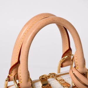 LOUIS VUITTON ルイヴィトン アルマBB ハンドバッグ M14234 モノグラム チェリー ホワイト レッド ベージュ 村上隆 美品 中古 4a004245